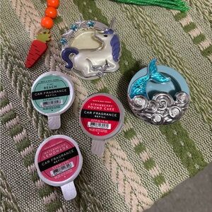 Rare B&B Works Scentportable Car Visor Clips